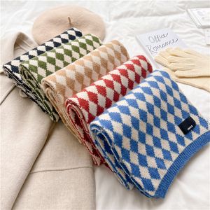 Sjaals ontwerp dik gebreide sjaal voor vrouwen mode winter warme kasjmier sjaals neckercheif dame Koreaanse stijl nek tie bandana 230816