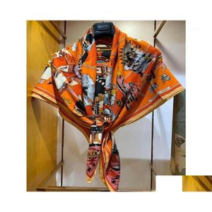 Sjaals ontwerper sjaal luxe 70 kasjmere 30 zijde dunne mode etnische stammenstijl print sjaal kerchief grote deken stal 53x53cm 20 otkii
