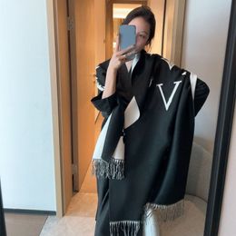 Bufandas Diseñador Mujer Cashmere Carta completa Bufanda impresa Soft Touch Wraps cálidos con etiquetas Otoño Invierno Mantones largos 15 colores RRC4 bufanda