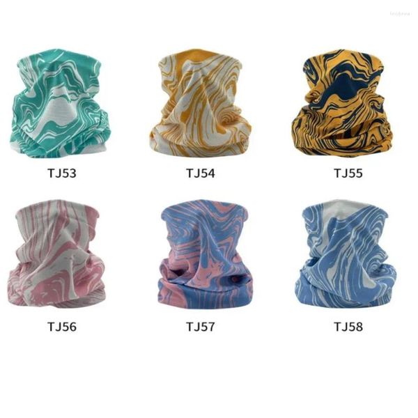 Écharpes Impression numérique Équipement d'équitation Protection solaire respectueuse de la peau Bandeau magique Cyclisme Foulard Masque Écharpe Couverture de cou de pêche