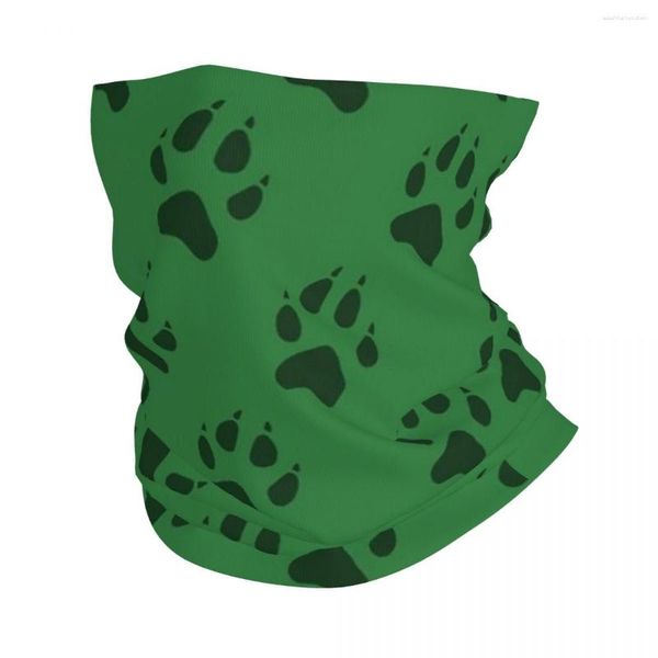 Bufandas Estampados de perros o huellas de animales Bandana Cubierta para el cuello Mascarilla impresa Bufanda Pasamontañas cálido Correr para hombres Mujeres Adultos Transpirable