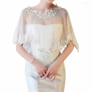 Foulards élégant dentelle châle mode mariée robe de soirée décontractée fête d'été mariage cape femmes