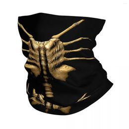 Écharpes Face Hugger Bandana Cache-Cou Imprimé Geeky Films Cinéma Science Fiction Wrap Écharpe Multi-usage Bandeau Course Adulte Hiver