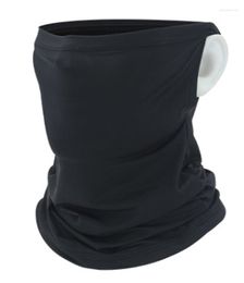 Sjaals Gezichtsscherm Zijden masker Koel gevoel Sneldrogend Buff Anti-stof UV Bandana Hoofdband Sjaal