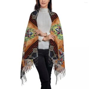 Sjaals Mode Afrika Kabyle Sieraden Tapijt Kwastje Sjaal Vrouwen Winter Warme Sjaal Wrap Dames Marokko Geometrisch