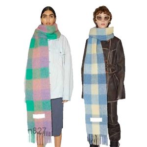 Sjaals Mode Europa Nieuwste Herfst Winter Multi Kleur Verdikte vrouwen AC met Uitgebreide Plaid Sjaal Warme Sjaal G0922