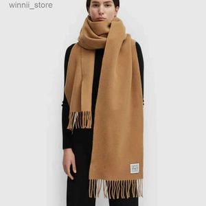 Bufandas Moda Mujeres de lujo Pashmina Wraps Envío gratis Suecia Marca Toteme Sólido Diseño simple Mantón de lana Hombre Bufandas de lujo Señora MenL231120