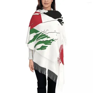 Foulards Mode Palestine Toujours Gland Écharpe Femmes Hiver Automne Chaud Châles Wraps Dames Palestiniennes