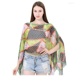 Sjaals mode dames sjaal sjaal poncho boho chic zonnebrandcrème zonbescherming strand bikini cover zacht comfortabel