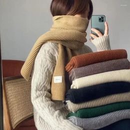 Écharpes à la mode pour femme 160cm d'épaisseur fil à tricoter coupe-vent écharpe chaude enveloppes de protection d'hiver