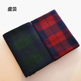 Écharpes Faux cachemire châle hiver tartan vert rouge plaid couverture écharpe chaud pashmina unisexe acrylique foulards hommes ou femmes cadeau de noël 231204