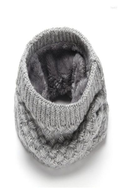 Bufandas Mujer Cálido Cachemira Tubo Bufanda Niños Punto Capucha Cuello Chales Envolturas Hombres Mujeres Invierno Lana Collar Warmer1950483