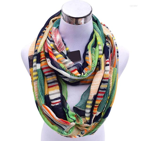 Foulards Femme Snood Cou Wrap Châle Plaid Imprimer Infinity Écharpe Pour Femmes Hiver Foulard Chaud Doux Anneau Cercle Boucle Foulard