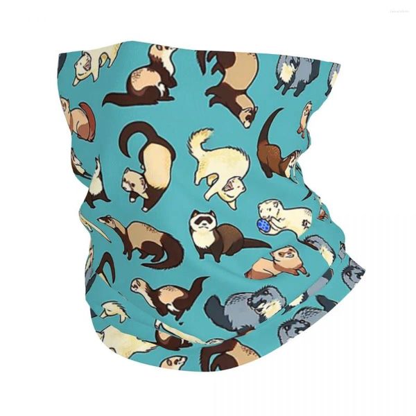 Bufandas hurón lindo animal pandana cubierta de cuello impreso Balaclavas máscara bufanda cebado multifuncional para correr unisex adulto durante toda la temporada