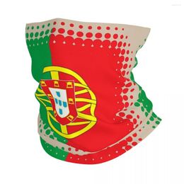 Bufandas Bandera de Portugal Bandana Cubierta para el cuello Impreso Máscara Bufanda Pasamontañas multiuso Correr para hombres Mujeres Adultos Toda la temporada