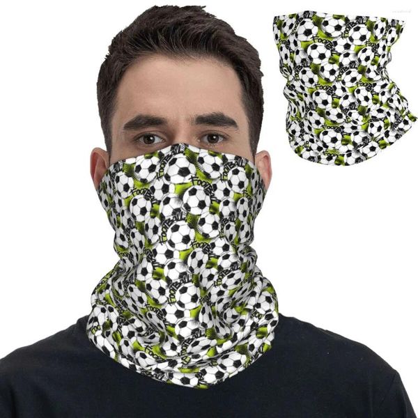 Bufandas Fútbol Sport Balls Soccer Bandana Neck Gaiter Impreso Balaclavas Máscara Bufanda Ciclismo múltiple para hombres Mujeres para adultos lavables