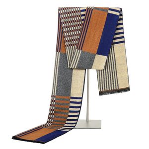 Sjaals Foulard luxe kasjmier sjaal voor heren wintercompetitiebedrijf plaid nekkleding en lange sjaals stijl man cadeau 230302