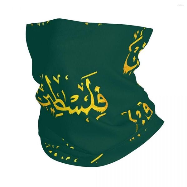 Bufandas Gratis Gaza Palestina Bandera Árabe Bandana Cuello Polaina Impreso Wrap Bufanda Cálida Mascarilla Montar Unisex Adulto Invierno