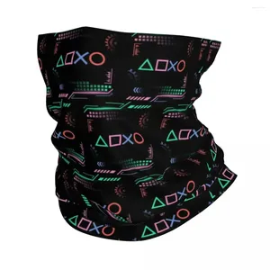 Écharrés Gamer Life Bandana Neck Gaiter Masque Masque Écharpe Multi-Use Bandband Cycling For Men Women Adulte All Season