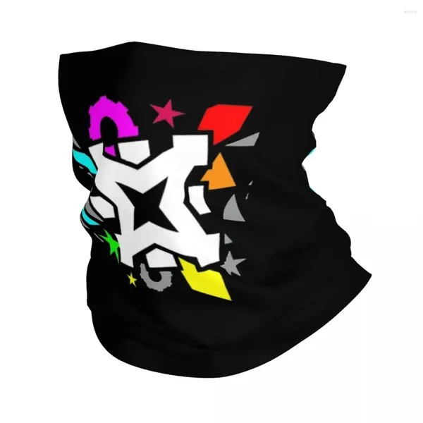 Foulards Géométrique Dash Enfants Jeux Vidéo Jeux Bandana Cou Couverture Imprimé Géométrie Visage Écharpe Multifonctionnel Balaclava Équitation Adulte