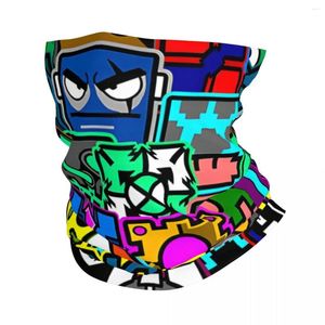Foulards motif géométrique Motocross Bandana cou guêtre imprimé Dash jeu visage écharpe cagoule équitation unisexe adulte lavable