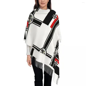 Foulards Empire allemand DK Reich Drapeau de guerre Écharpe Wrap pour femmes Long Hiver Automne Chaud Gland Châle Unisexe Allemagne Patriotique