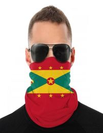 Foulards Grenade Drapeau Cou Masque Hommes Femmes Halloween Chaud Bandanas Chapeaux De Protection Vélo Randonnée16717571551877