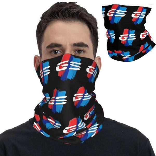 Bufandas GS BRUSHES Bandana Cubierta para el cuello Impreso Pasamontañas de motocicleta Bufanda mágica Sombreros multiusos para hombres Mujeres Adultos durante toda la temporada