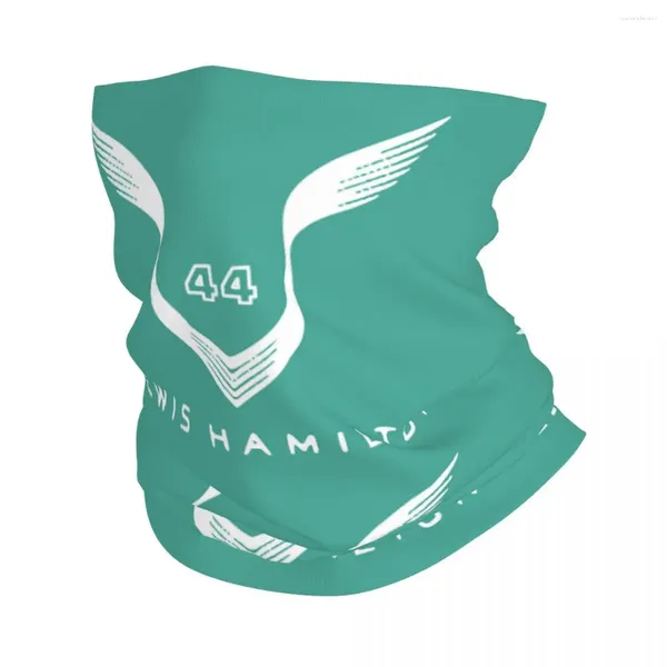 Foulards Hamilton 44 Hammer Time Bandana Neck Gaiter Imprimé Racing Game Masque Écharpe Multi-usage Bandeau Cyclisme Unisexe Adulte Coupe-Vent