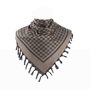 Foulards chapeau écharpe gant ensemble châle prêt à fournir aux hommes un nouveau coton de haute qualité tour de cou dent de chien shemagh arabe