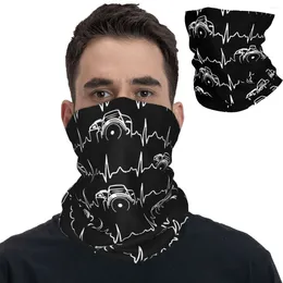 Lenços Batimento cardíaco da câmera Bandana Pescoço Gaiter Impresso Pographer Máscara Cachecol Rosto Quente Caminhadas Unisex Adulto Inverno