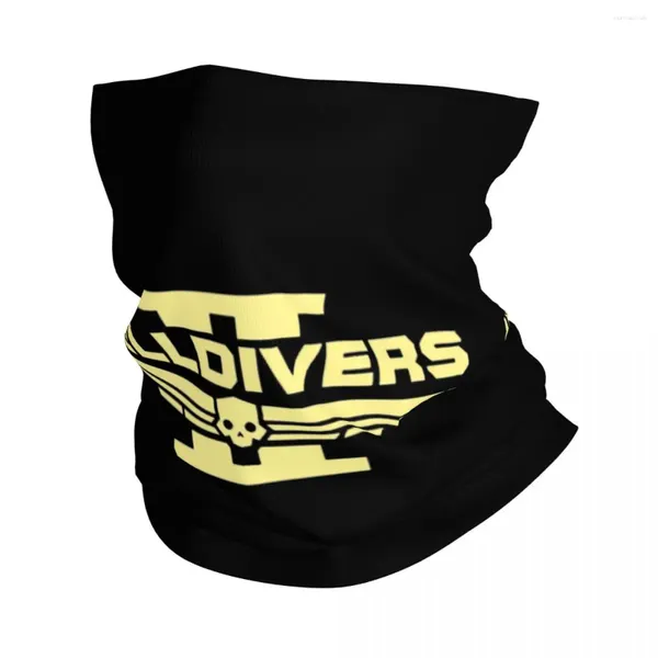 Échantillonnage Helldivers jeu vidéo bandana couvre couvre imprimé écharpe écharpe chaude pour hommes femmes adultes respirant