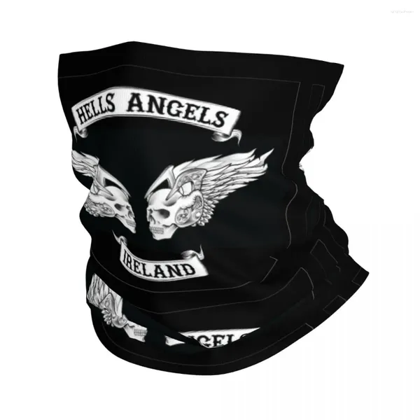 Foulards Hells-Angels Bandana Cou Gaiter Imprimé Moto Moteur Balaclavas Masque Écharpe Chaud Cyclisme Randonnée Pour Hommes Adulte Respirant