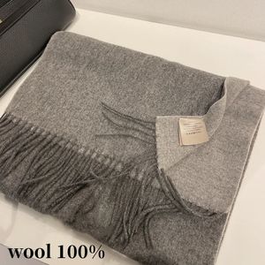 Bufandas Lana australiana de alta calidad 100 Color sólido Otoño e invierno Cálido Mantón de cachemira para hombres Wrap 231101