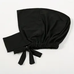 Sjaals hijab binnenkappen moslim elastische stropdas achteraan trui cap islamitische onderstreping bonnet vrouwelijke headscarf headwrap tulband mujer verstelbaar