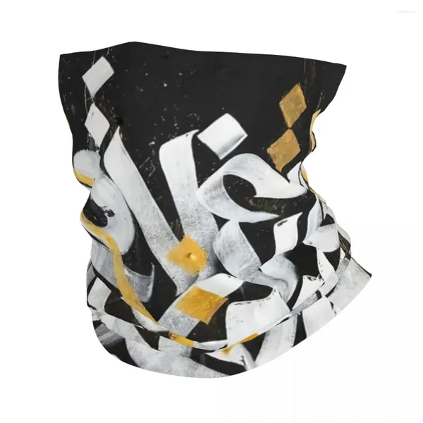 Bufandas Hip Hop Patrón urbano Bandana Cubierta de cuello Impreso Graffiti Wrap Bufanda Sombreros cálidos Senderismo Unisex Adulto Lavable