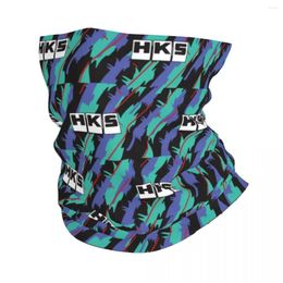 Écharpes HKS R32 GT-R Retro Pattern Bandana Couvre couche de cou imprimé Masque Écharpe Multi-Use Band Band Randonnée pour hommes Femmes Adulte
