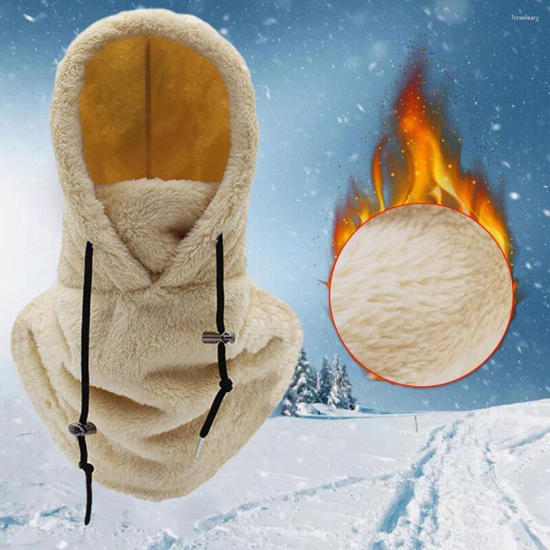 Sciarpe Cappuccio Maschera da sci Passamontagna invernale per climi freddi Antivento Cappello con copertura calda regolabile Sciarpa