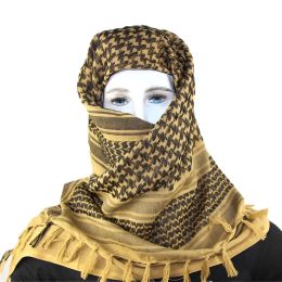 Écharpes chassant le désert militaire arabe keffiyeh shemagh foulard châle couvre couvre-tête enveloppe coton-vent de randonnée au vent