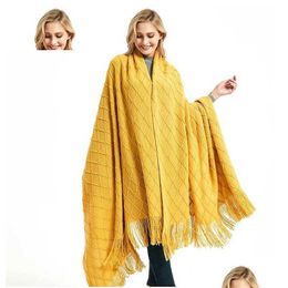 Foulards Imitation Cachemire Écharpe Femmes Hiver Écharpe Wrap Châle Femme Lady Pashmina Épaisse Grande Couverture Echarpe Hiver Luxe Bufanda Sto Dh6Xf