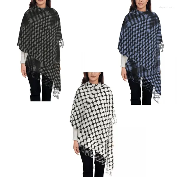 Bufandas hombre islámico keffiyeh bufandh palestina étnica para hombres anti uv