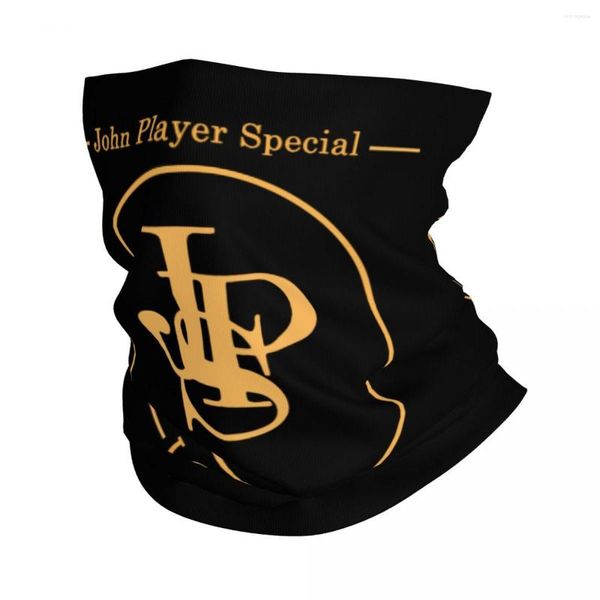 Écharpes JPS John Player Special Team Lotus Bandana Neck Gaiter Masque imprimé Écharpe Multi-usage Cyclisme Sports de plein air Unisexe Adulte