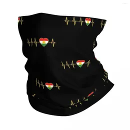 Échantillonnages Kurdistan Kurdish Flag Bandana Couvre de cou de cou imprimé Masque foulard Multi-Use Facemask Cycling For Men Women Adult Breatchable