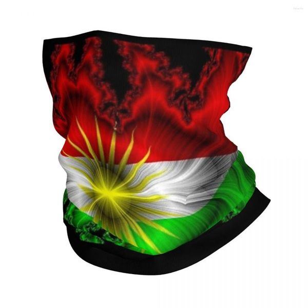 Bufandas Kurdistan Kurdish Flag Bandana Neck Gaiter Impreso Wrap Bufanda Cálido Ciclismo Deportes al aire libre para hombres Mujeres Adultos a prueba de viento