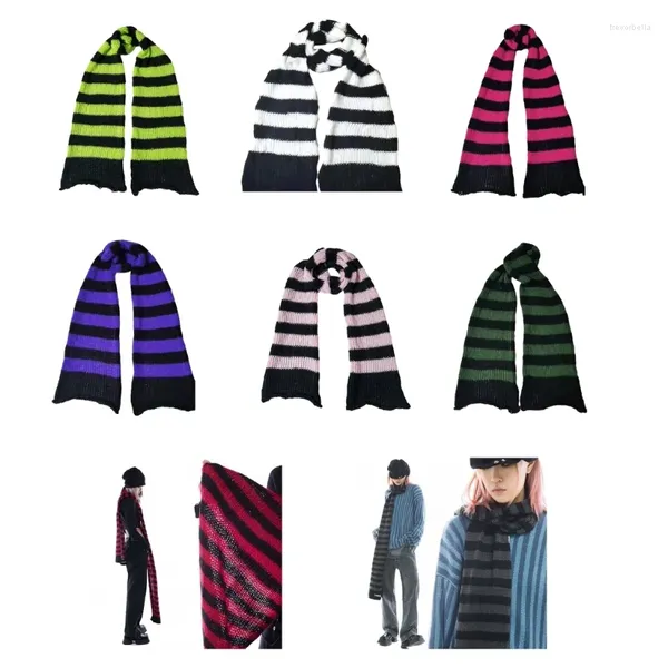 Écharpes Lady Colwrap Knitting Stripe Swarf Subculture Necl