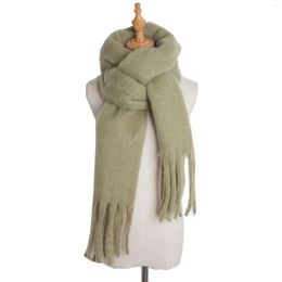 Foulards grande écharpe longue couverture pour femmes grosse surdimensionnée hiver automne chaud grand châle polaire pour hommes