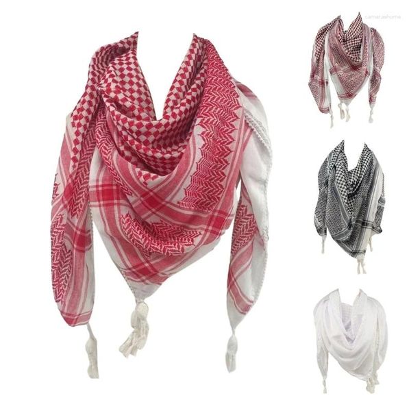 Bufandas Patrón de celosía Keffiyeh Pañuelo árabe Pañuelo para aventuras al aire libre Dropship