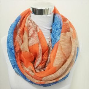Sjaals Luxe BrandDesigner Infinity Sjaal Vrouwen Hoofd Grote Zakdoek Hijab Sjaal Bandana Foulard Uitlaat Wrap Ring