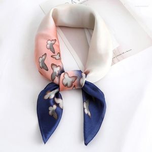 Foulards de luxe écharpe printemps automne Style femmes carré soie dame imprimé foulard mode plage crème solaire qualité châle