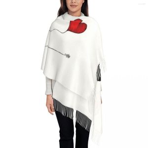 Sjaals Mafalda Ballon Hart Kwastje Sjaal Vrouwen Zachte Quino Manga Cartoon Sjaals Wraps Lady Winter Herfst